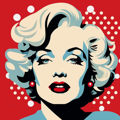 Portrait of Marilyn Monroe by Kosta Morr