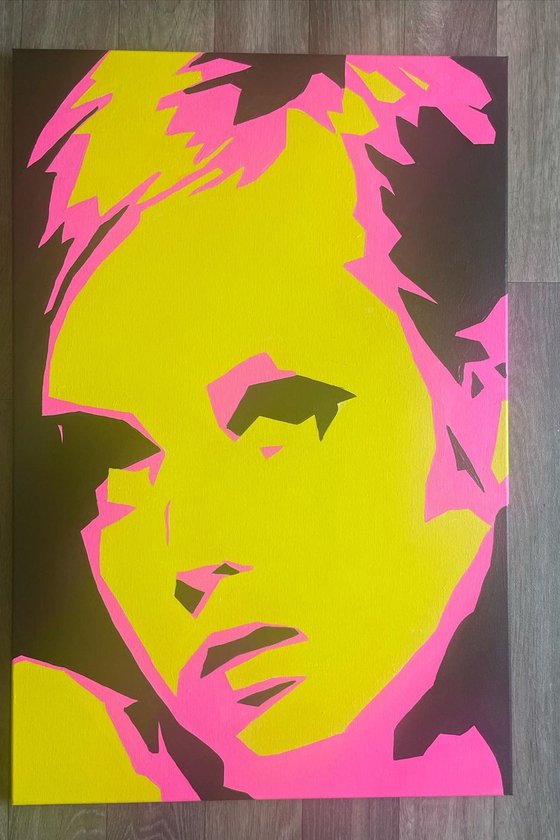 Mod Muse: Twiggy in Pink & Yellow