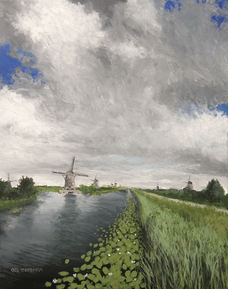 The Kinderdijk by Oeds Offringa