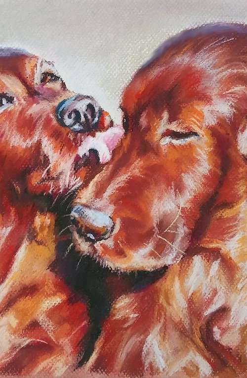 Cocker spaniels by Magdalena Palega