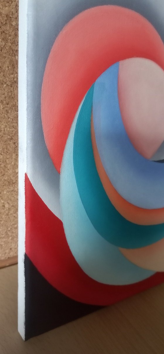 Abstract Blue Gray
