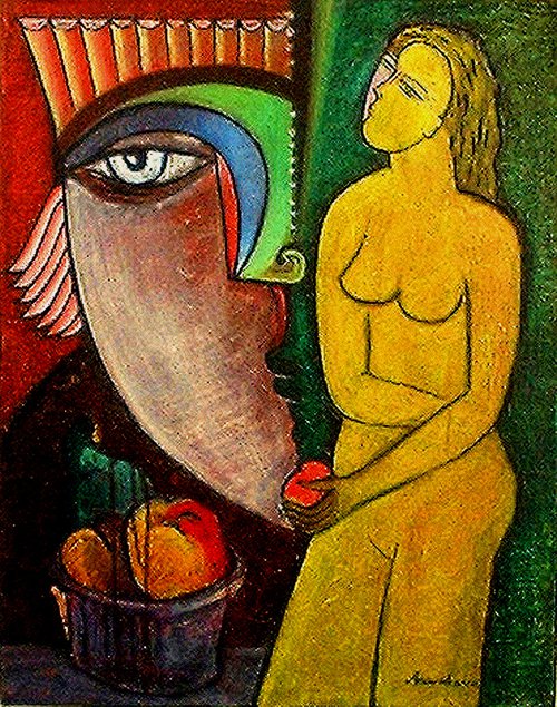 Painter and his Muse by Van Hovak
