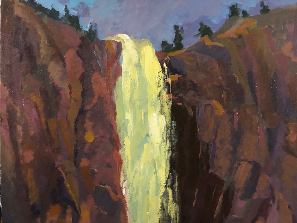 Yosemite falls by Ramya Sarveshwar