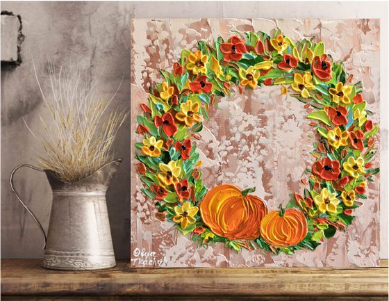 Pumpking Wreath