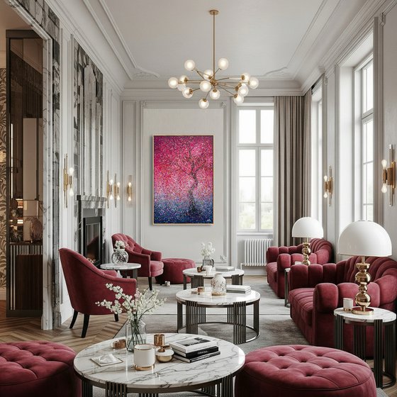 Softly, the Spring Speaks - framed