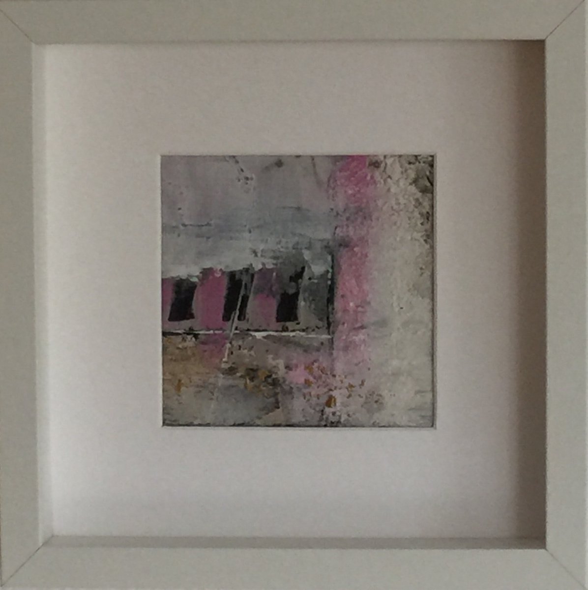 Abstract Acrylic Painting By Irene Gartner, 10 X 10, Pink Dreams 3, Original Artwork