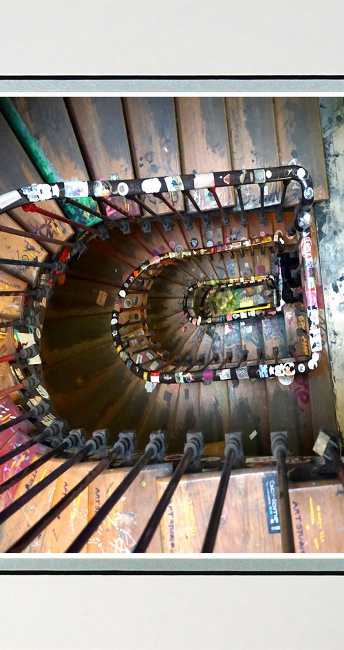 Paris Rustic Spiral Staircase one by Robin Clarke