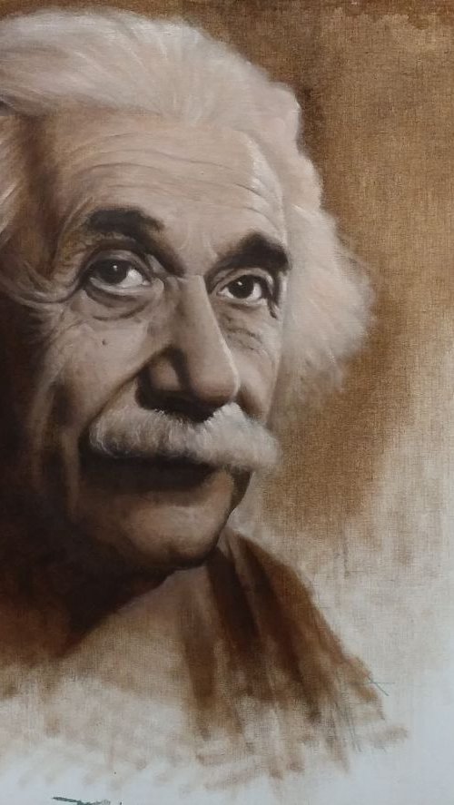 ALBERT EINSTEIN............................ by David Jang