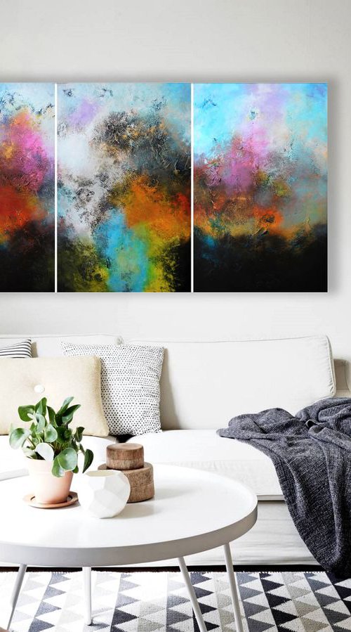Abstract art / 3 in 1 / Afflatus by Alex Senchenko