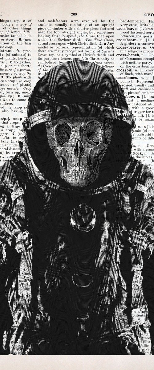 Astronaut Skull by Jakub DK - JAKUB D KRZEWNIAK