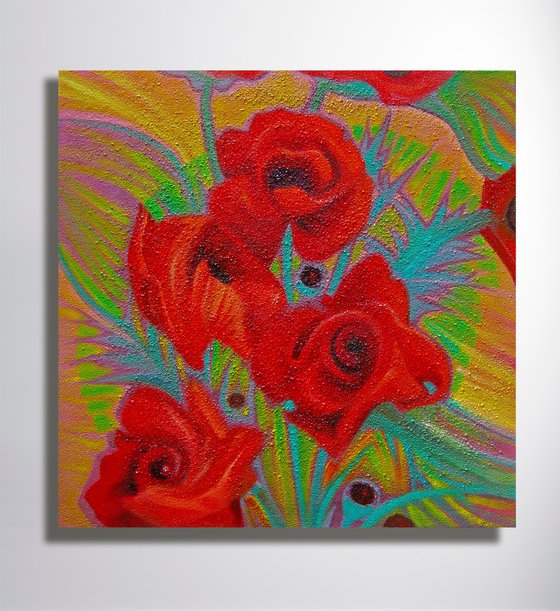 "Still life with a poppies"