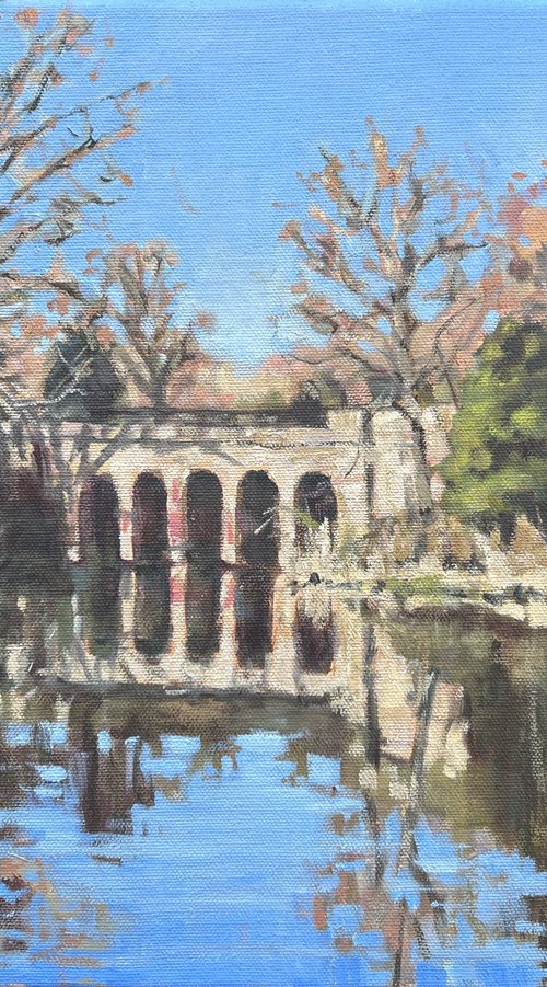 Viaduct Bridge Hampstead Heath by Louise Gillard