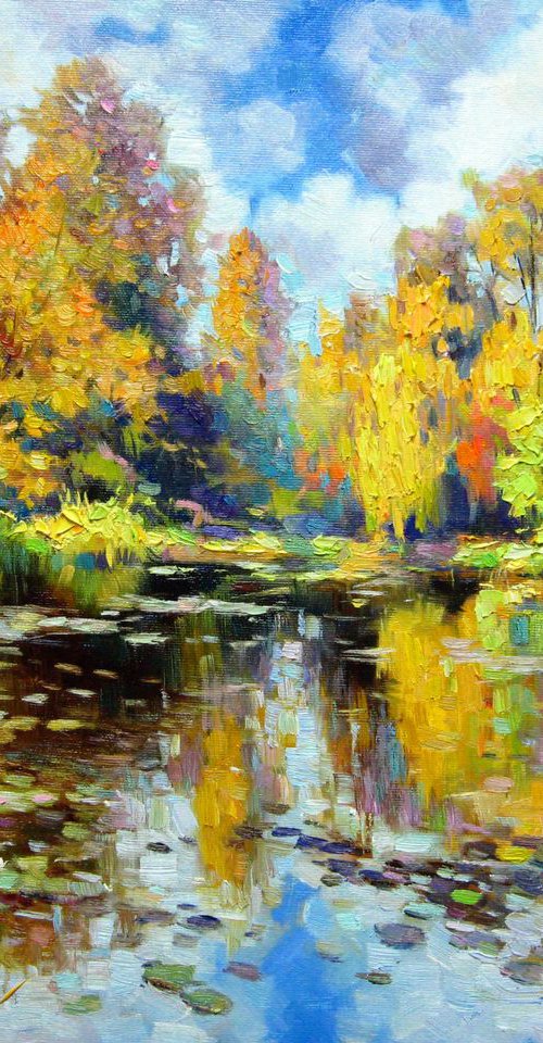 Autumn gold by Vladimir Lutsevich