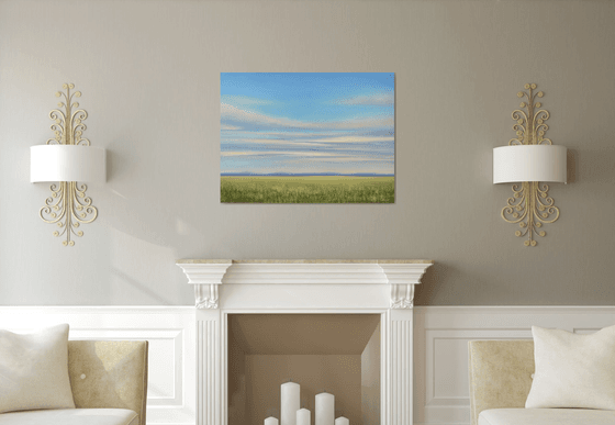 Tranquil Vista - Blue Sky Landscape