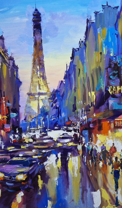Golden Hour in Paris by Andrej  Ostapchuk