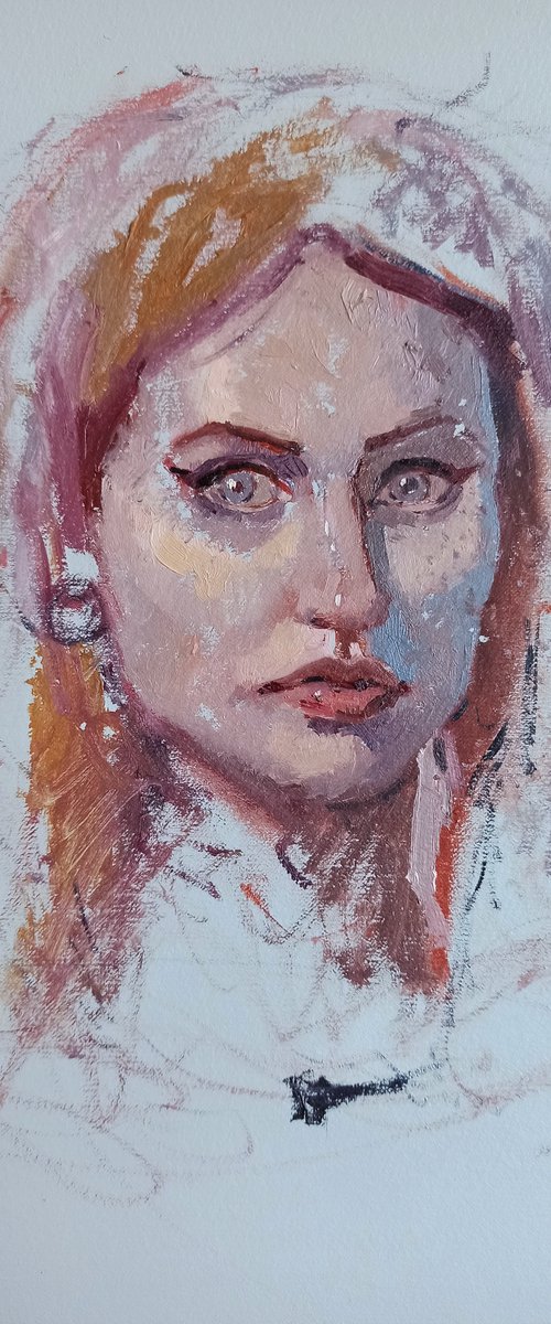 Girl portrait by Olga Goryunova