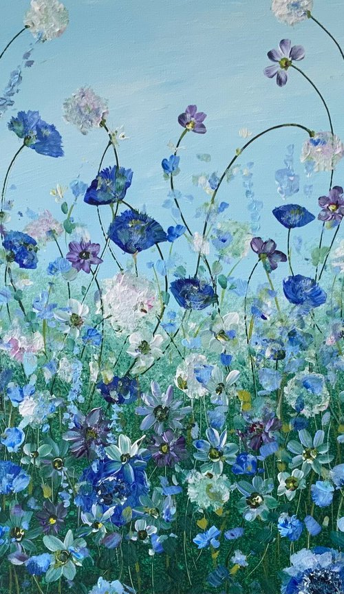 Teal Petals by Jan Rogers