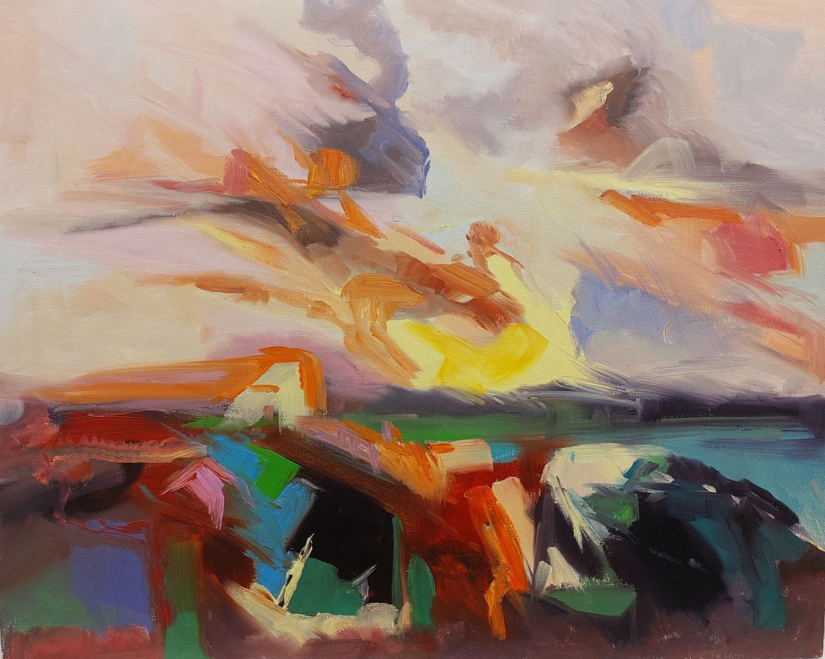 Colours Falling As Rain by Philippa Headley