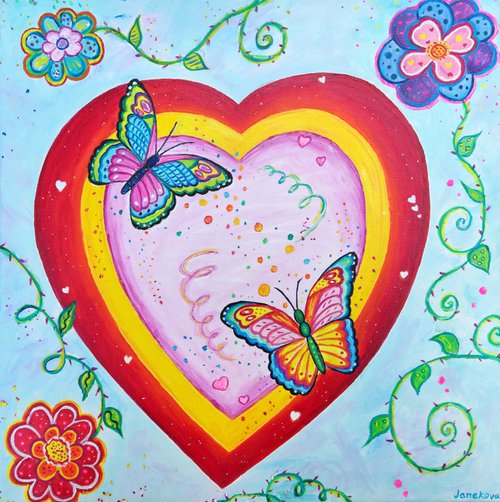 Love give us wings No.1 by Janekova Kristina