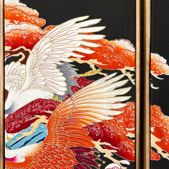 Cranes through Generations (Kimono)