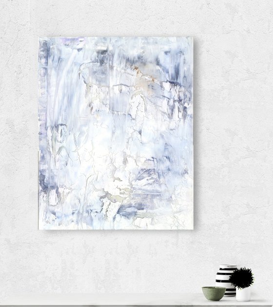 Mystical Moments 6 - Textural Abstract Painting  by Kathy Morton Stanion