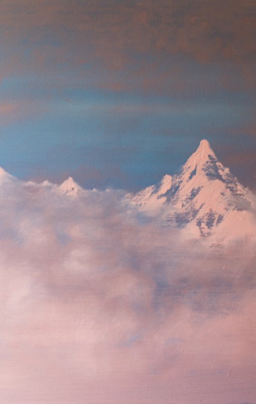 Summit through the clouds by Cat Goward