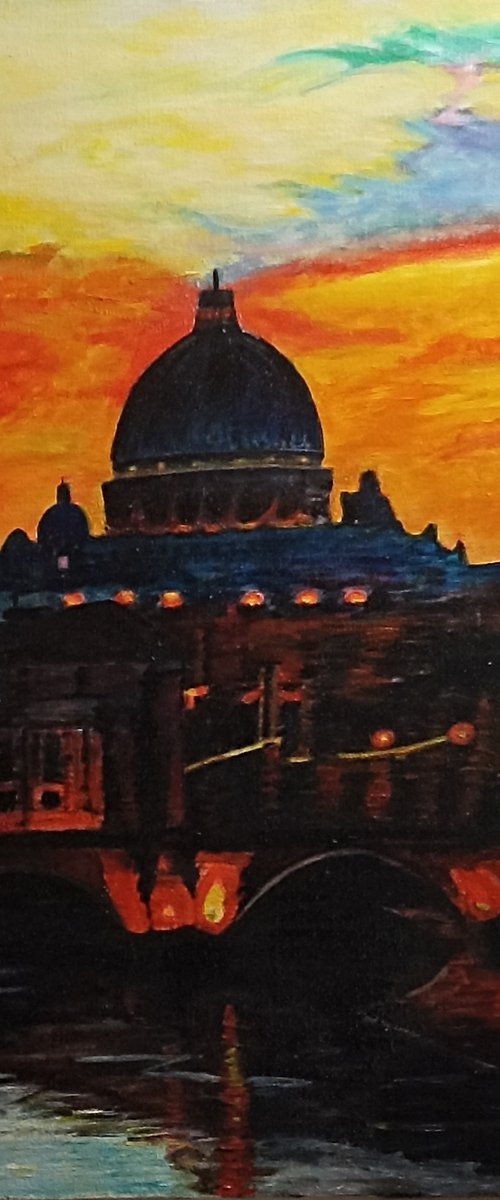 Roma by night by Isabelle Lucas