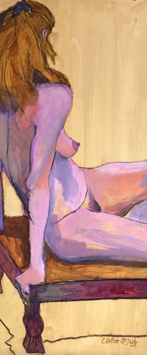 Nude with red hair by Christine Callum  McInally