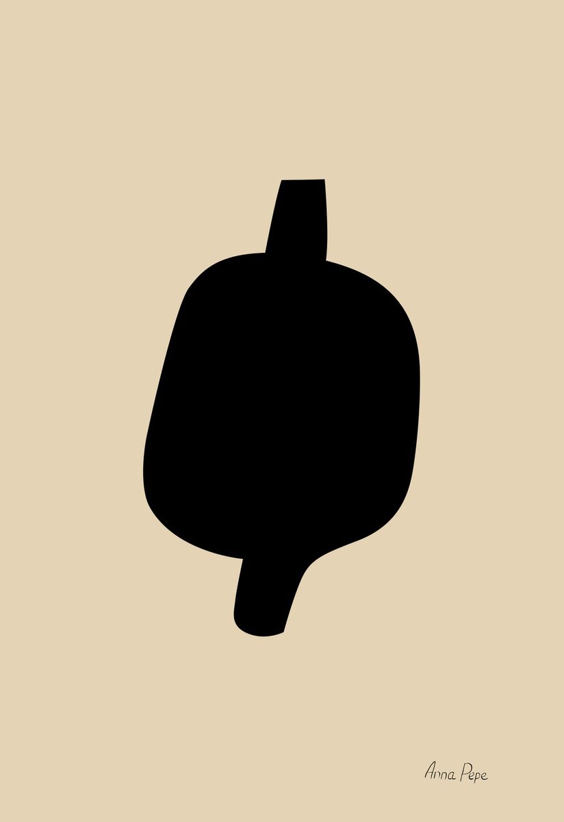 Abstract Acrylic Painting By Anna Pepe, 28 X 39, Figures 01, Original Artwork