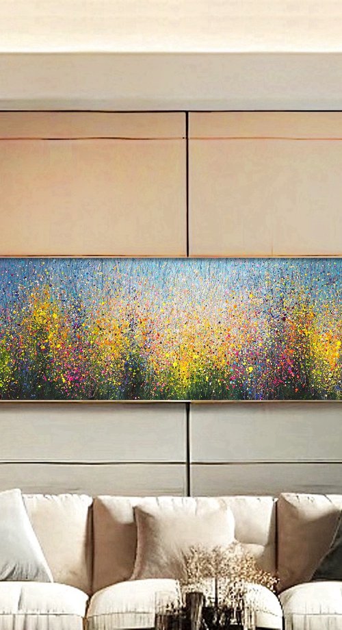 Summer Meadows - Yellow by Bogdana Antoniuk