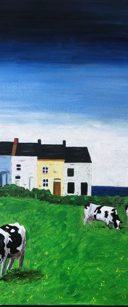 COTTAGES AND COWS by Margaret Riordan