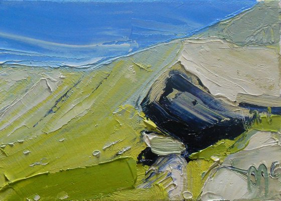 Boulder and Hillside at Hartsop Dodd