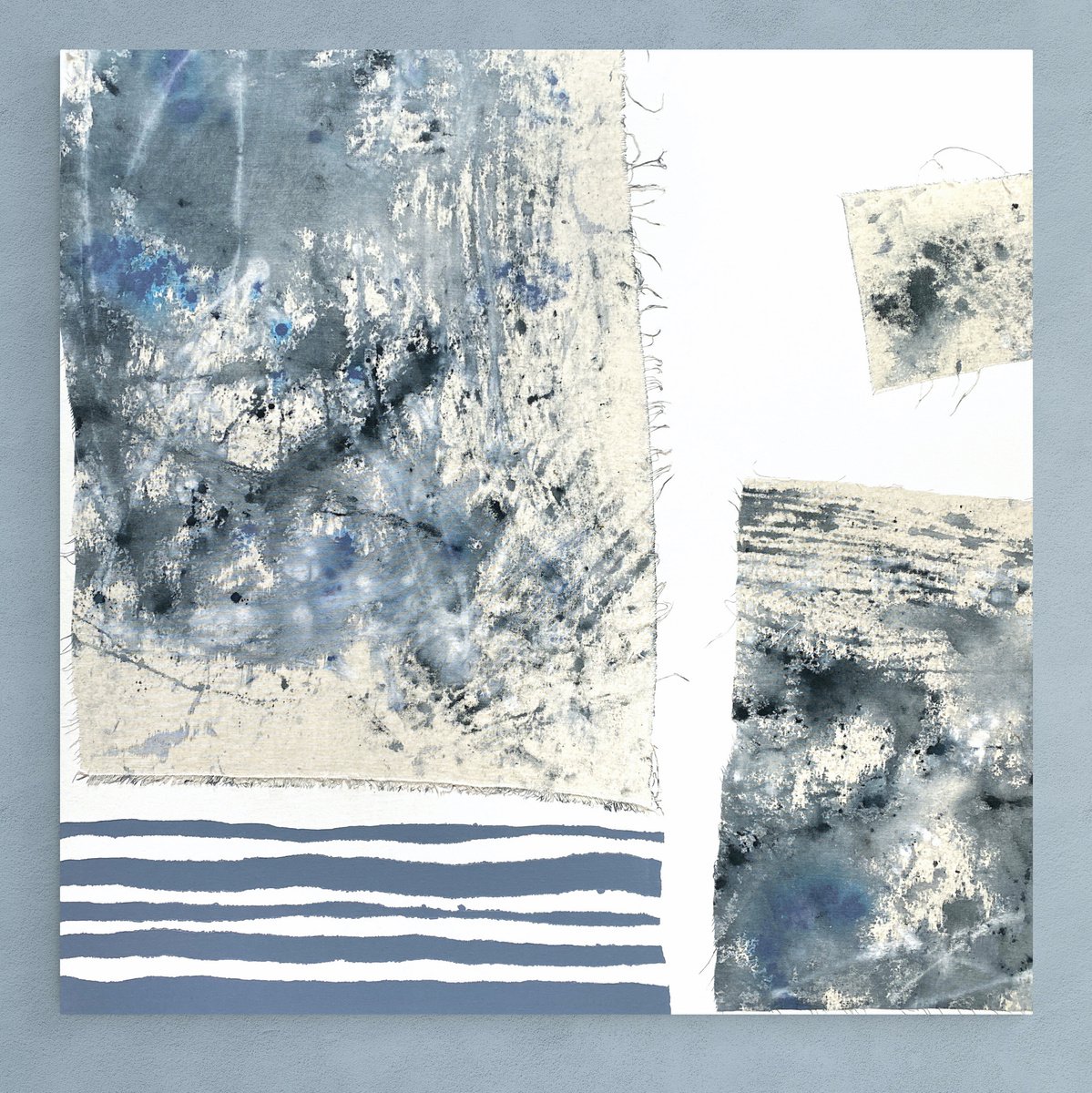 Abstract Painting By Cristina Dalla Valentina, 31 X 31, Free Thoughts /10, Original Artwork