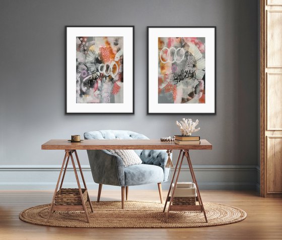 Softly Softly (Diptych)