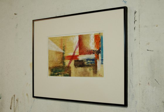 Abstract Variations # 71. Matted and framed.
