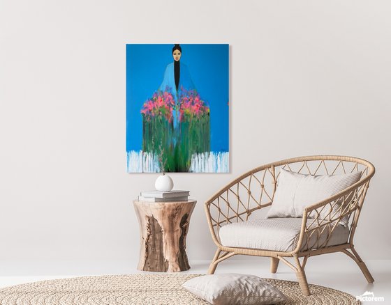 Girl With Flowers — IV