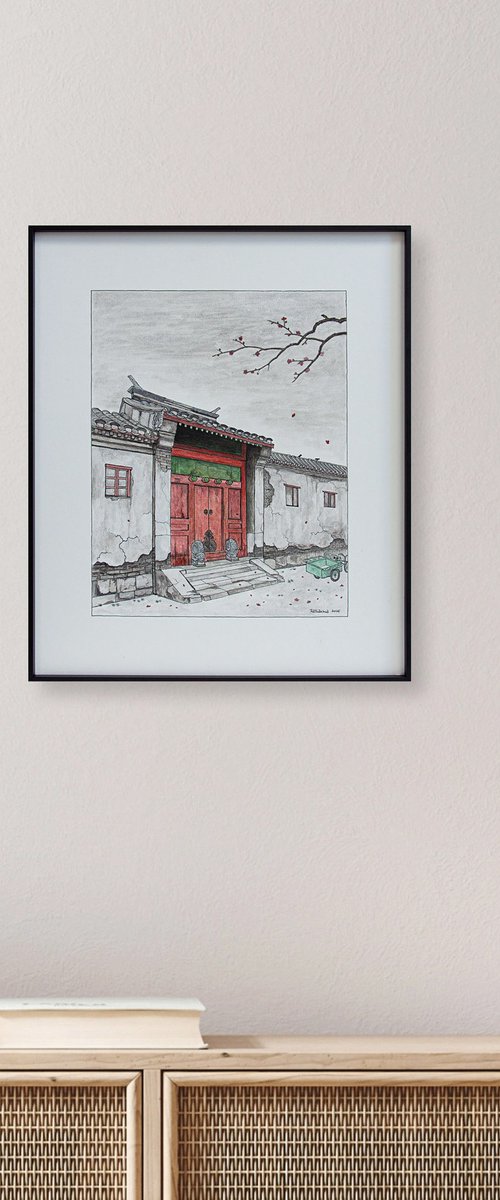 Beijing Hutong No.3 by Yuan Hua Jia