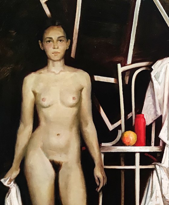 Double staging with nudes