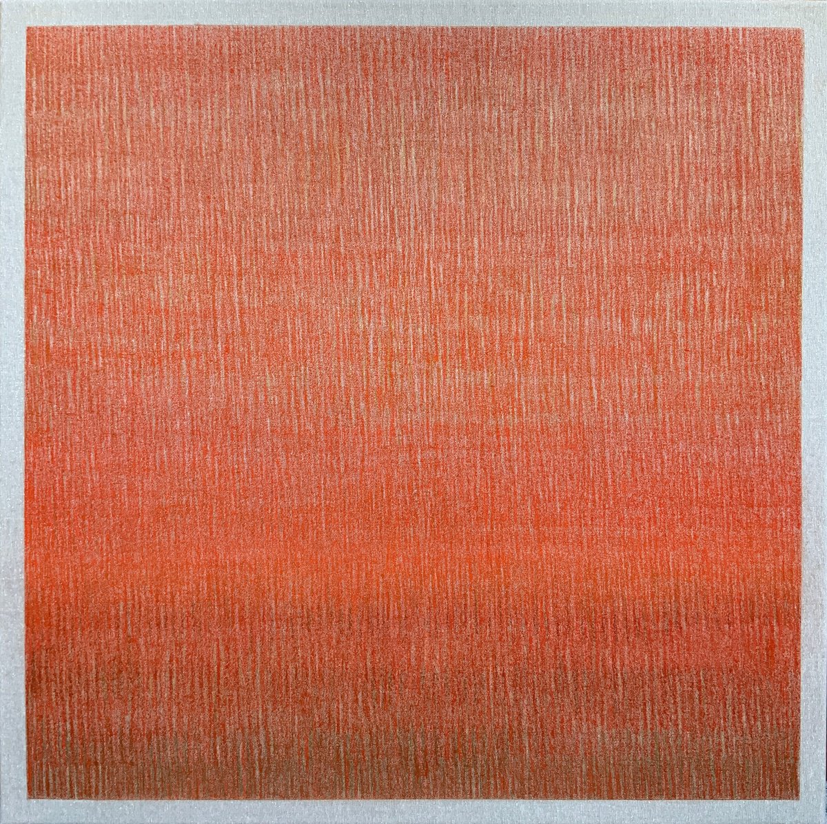 Abstract Acrylic Painting By Malgorzata Krakowiak, 28 X 28", Sublimat N*149, Original Artwork