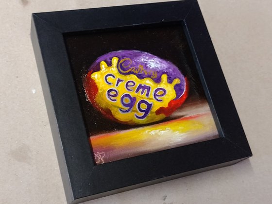 Little Cadbury Creme egg still life