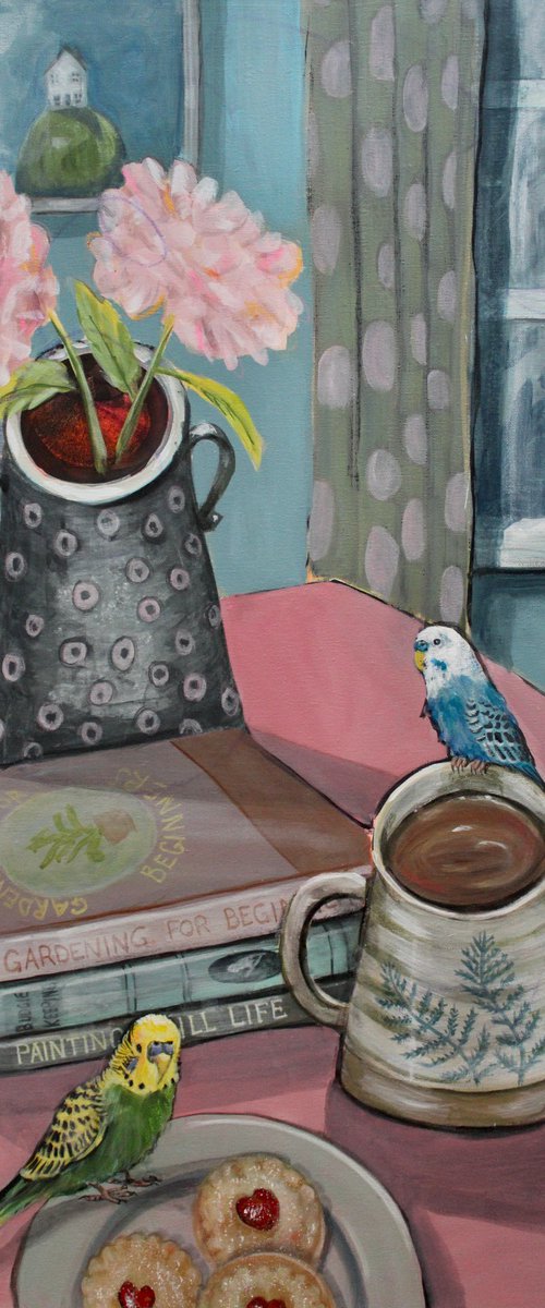 Still Life Painting called Afternoon Activities by Victoria Coleman