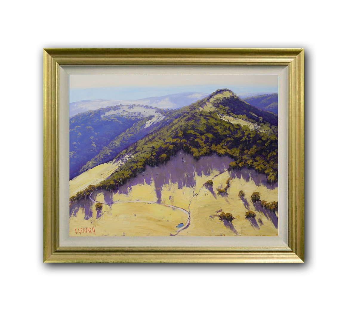 Drone View The Blue Mountains By Graham Gercken, 20 X 16, Artwork For Sale On Artfinder