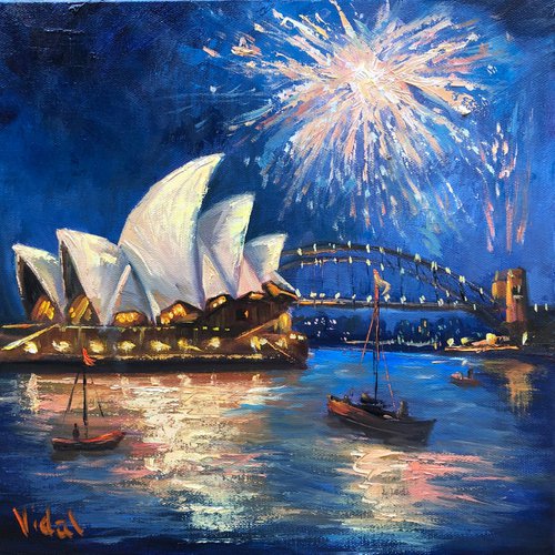 Celebrating Time at Sydney Harbour by Christopher Vidal