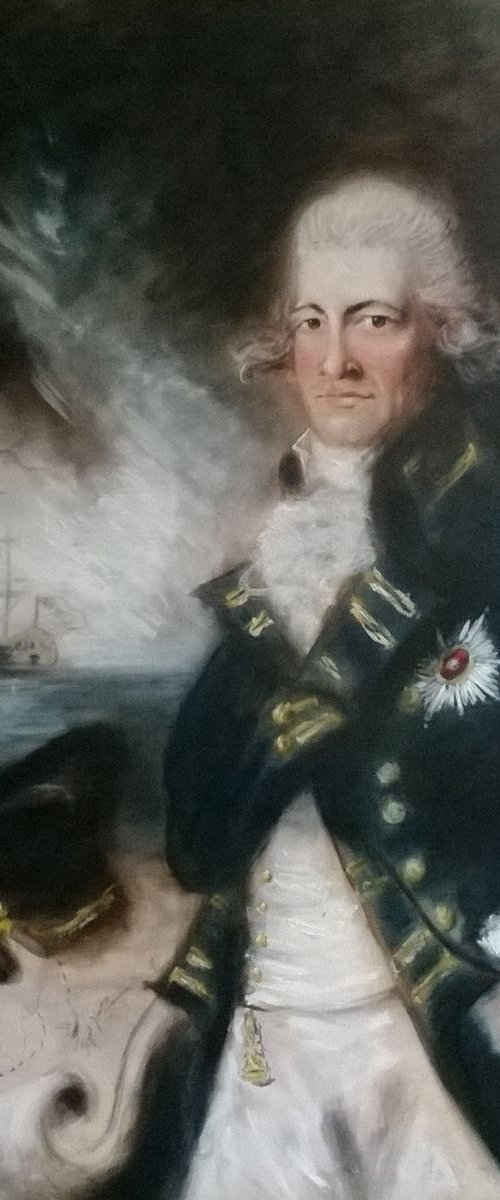 Lord Horatio Nelson (Oil on Canvas 40x30 inch) by Jack Bagley