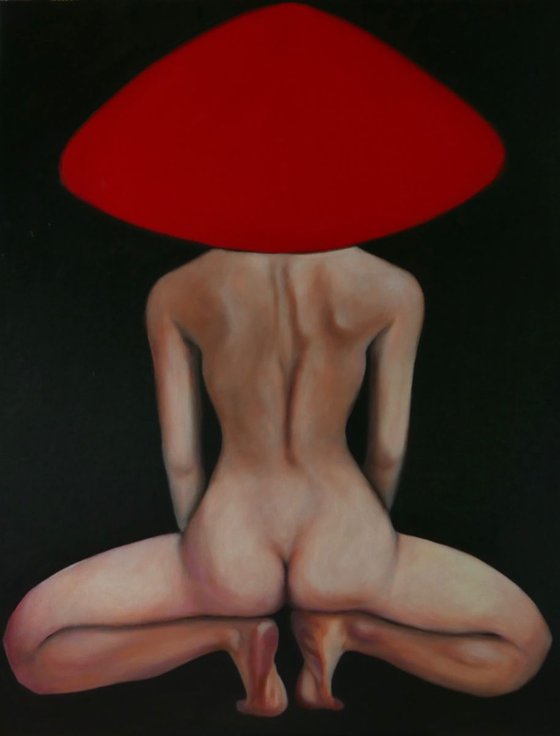 Valentina  (nude model in red hat)