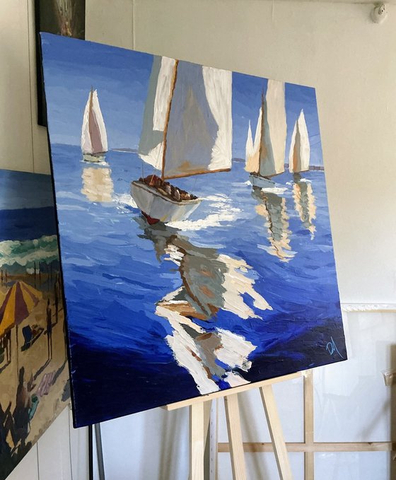 Blue, Reflets, Lumière