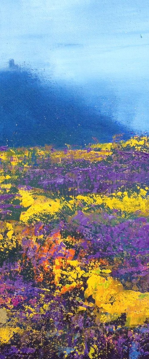 Heather at Brentor by Laure Bury