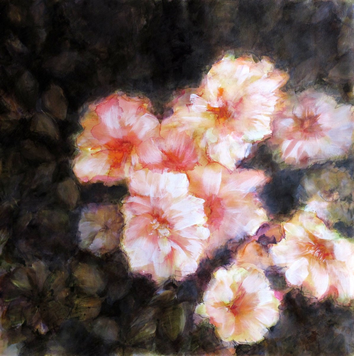 Lavatera flower by Fabienne Monestier