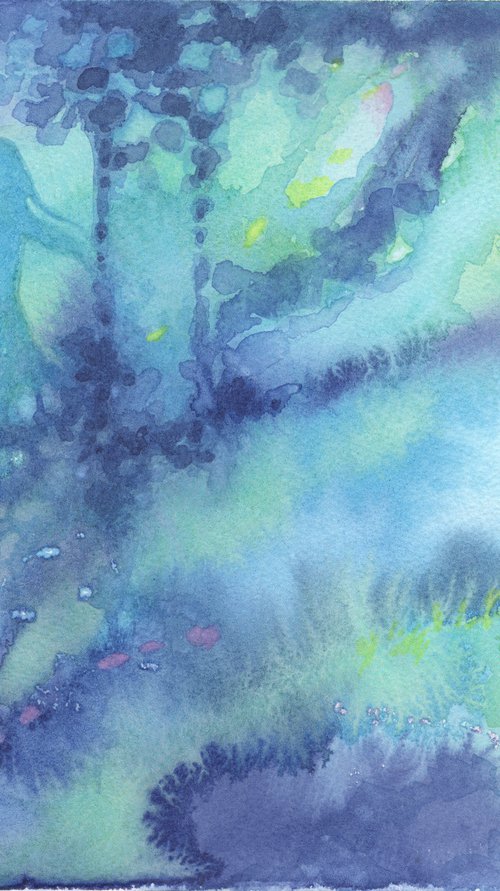 Blue dream land by Jolanta Czarnecka