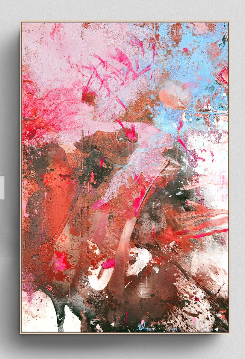 Organic Abstract Giclee Print By Adriano Ribeiro, 13 X 19, Old Stories, Original Artwork